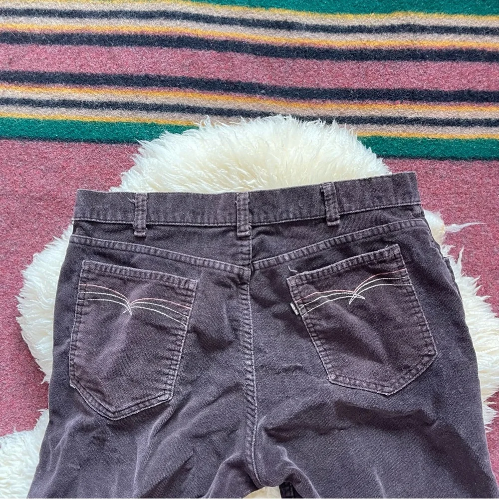 ‘70s Levi’s Movin On Corduroys in Dark Brown Men’s 34 vintage 1970s Levi’s * - Picture 7 of 8